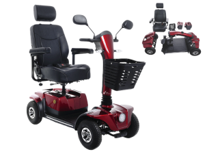 Clever Trip skuter inwalidzki elektryczny rozkładany do transportu DRVIOP ViteaCare