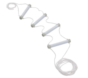 Świecąca drabinka rehabilitacyjna do łóżka dla chorego