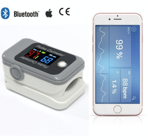 Profesjonalny pulsoksymetr medyczny napalcowy z bluetooth