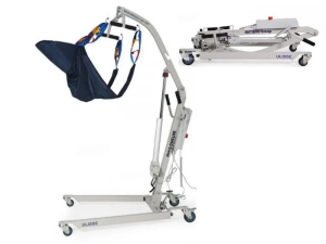 Kompaktowy podnośnik pacjenta transportowo-kąpielowy z nosidłem ULISSE 150
