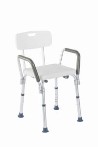 Taboret pod prysznic z oparciem i uchwytami bocznymi TGR-R KP 355L TIMAGO