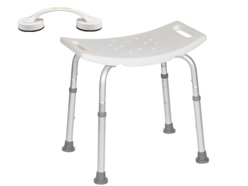 Taboret prostokątny + uchwyt na przyssawkę