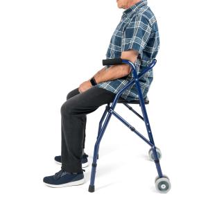 FS 914L Podpórka rehabilitacyjna dwukołowa z siedziskiem Timago