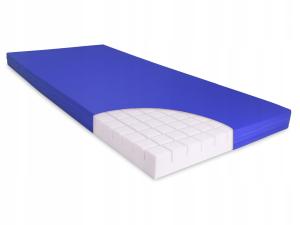 Materac przeciwodleżynowy na łóżko rehabilitacyjne typu gofer 120 x 200 x15 cm w pokrowcu zmywalnym paroprzepuszczalnym 