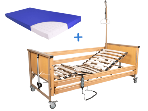 Smart łóżko rehabilitacyjne elektryczne z materacem gofer ViteaCare