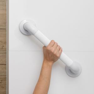 Uchwyt łazienkowy naścienny prosty stalowy 30-40-60 cm Timago