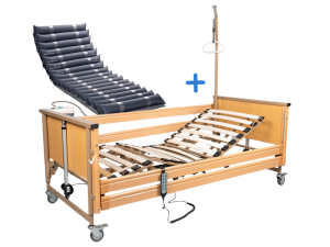 TANIE regulowane łóżko rehabilitacyjne elektryczne z materacami ViteaCare