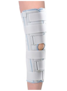 Tutor, aparat na goleń i udo unieruchamiający staw kolanowy Qmed 