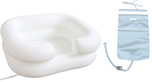 Basen miska pneumatyczna do mycia głowy leżacego z prysznicem 