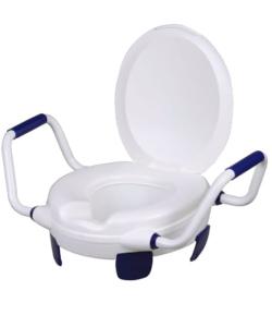 CLIPPER V Nasadka nakładka podwyższająca na sedes, toaletę z uchwytami i klapą Aston